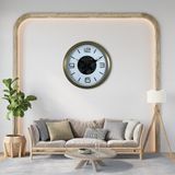 ForWhat Büro Ev Ofis Hediyesi için 60CM Bronze Motion Stil Çarklı Duvar Saati