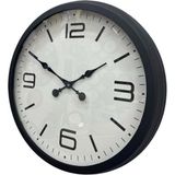 ForWhat Büro Ev Ofis Hediyesi için 60CM Metal Siyah Prstij Duvar Saati
