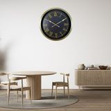 ForWhat Büro Ev Ofis Hediyesi için 60CM Retro Metal Roma Rakamlı Duvar Saati