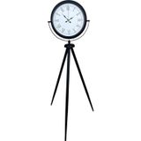 ForWhat Büro Ev Ofis Hediyesi için Dizayn Siyah Tripod Ayaklı Saat