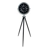 ForWhat Büro Ev Ofis Hediyesi için Etkileyici Krom Tripod Ayaklı Saat