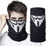 ForWhat Büro Ev Ofis Hediyesi için No4 Vendetta Motifli Yüz, Boyun Maskesi Buff Bandana