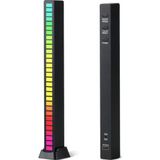 ForWhat Büro Ev Ofis Hediyesi için Sese Duyarlı Ekolayzer Rgb LED Çubuk