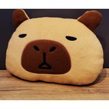 ForWhat Büro Ev Ofis Hediyesi için Sevimli Ayıcık Kafası Capybara Motif Yastık