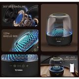 ForWhat Büro Ev Ofis Hediyesi Için Siyah Taşınır Kablosuz Bluetooth Hoparlör - -