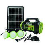 ForWhat Büro Ev Ofis Hediyesi için Solar Şarjlı 30W Radyo Fan Powebank Aydınlatma Seti