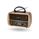 ForWhat Büro Ev Ofis Hediyesi için Taşınır Retro Stil Kablosuz Radyo