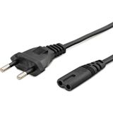 ForWhat Büro Ev Ofis için 1,5MT 1MM 42Pın Siyah Uzun Soket Ambalajlı Teyp Power Güç Kablosu