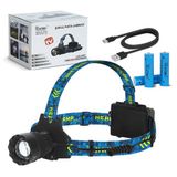 ForWhat Büro Ev Ofis İş Güvenliği için Şarjlı 12000LM CREE Led Güçlü Işıklı Kafa Lambası