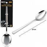 ForWhat Büro Ev Ofis Mutfağı Için 27CM Krom Metal Servis Kaşığı - Renkli