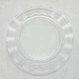 ForWhat Büro Ev Ofis Mutfağı için 6ADET 22CM Mika Plastik Şeffaf Oval Tabak Seti
