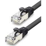 ForWhat Büro Ev Ofis Network Bağlantısı için 5MT 10GBPS 600MHZ Siyah CAT7 Ethernet Patch Kablosu