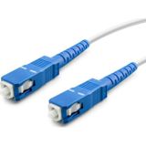 ForWhat Büro Ev Ofis Network Bağlantısı için 5MT Beyaz Fiber Optik Kablo