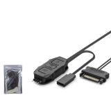 ForWhat Büro Ev Ofis Network Bağlantısı için Siyah Sata Mini Fan Argb Kontrolcüsü
