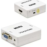 ForWhat Büro Ev Ofis Network Dönüştürücü için Beyaz 1080P Full Hd Vga To Hdmı Çevirici