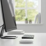 ForWhat Büro Ev Ofis Oyun Bilgisayarı için Beyaz Kablosuz Sessiz Mouse