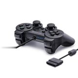 ForWhat Büro Ev Ofis Oyun Konsolu için Siyah PS2 Gamepad Oyun Kolu