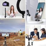 ForWhat Büro Ev Ofis Personel Telefonu Için Type C Iphone Uyumlu Kablosuz Mini Yaka Mikrofonu - - - Renkli