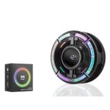 ForWhat Büro Ev Ofis Telefonları için 15W Siyah Rgb Ekranlı Manyetik Soğutucu Fan