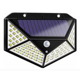ForWhat Büro Ev Ofis Yazlık Bahçesi için 100LED Solar Şarjlı Hareket Sensörlü Duvar Lambası