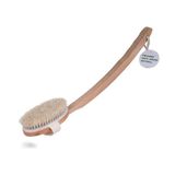 ForWhat Organik At Kılı Banyo Fırçası Doğal Ahşap Tutamaklı Renkli Özelliklerle 40 cm - -