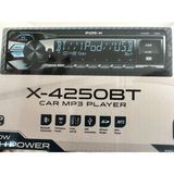 Forx X4250BT 7 Renk Değişen Bluetooth 4X60WATT Uyumlu Oto Teyp