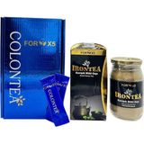 Forx5 Irontea Bitkisel Sindirim Destek Çayı – Bitkisel Bağırsak Düzenine Destek Toz Karışım - 100 gr