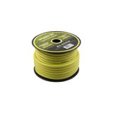 forx6 4GA CCA Amfi Güç Kablosu Sarı Oto Ses Sistemi Power Kablo (5METRE)