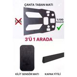 Forza 250 Adv 350 Doğal Kauçuk Çanta Matı Fitil Kilit Seti Titreşim Ve Kronik Ses Kesici