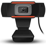 Forzacase 1080P Ayarlanabilir Tak ve Çalıştır Mikrofonlu Görüntülü Web Kamerası Webcam - FC1020 - Kırmızı - Siyah