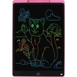 Forzacase 20 Inch LCD Panel Dijital Kalemli Çizim Yazı Tahtası Eğitim Tableti - FC1226 - Pembe