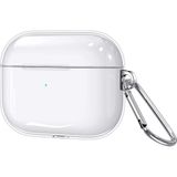 Forzacase Airpod Pro uyumlu Şeffaf Anahtar Askılıklı Bluetooth Kulaklık Kılıfı - FC567