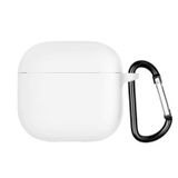 Forzacase Airpods 4 ile uyumlu Anahtar Askılıklı Bluetooth Kulaklık Kılıfı - FC793 (Beyaz)