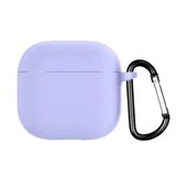 Forzacase Airpods 4 ile uyumlu Anahtar Askılıklı Bluetooth Kulaklık Kılıfı - FC793 (Lila)