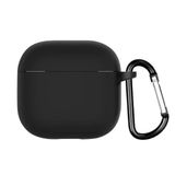 Forzacase Airpods 4 ile uyumlu Anahtar Askılıklı Bluetooth Kulaklık Kılıfı - FC793 (Siyah)