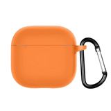 Forzacase Airpods 4 ile uyumlu Anahtar Askılıklı Bluetooth Kulaklık Kılıfı - FC793 (Turuncu)