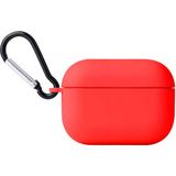 Forzacase Airpods Pro 3 ile uyumlu Anahtar Askılıklı Bluetooth Kulaklık Kılıfı - FC1125 (Kırmızı)