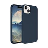 Forzacase Apple iPhone 15 Plus Max uyumlu Liquid Serisi İçi Kadife Lansman Silikon Kılıf (Lacivert)