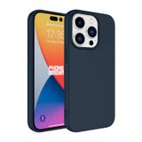 Forzacase Apple iPhone 15 Pro uyumlu Liquid Serisi İçi Kadife Lansman Silikon Kılıf (Lacivert)