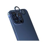 Forzacase Apple Uyumlu iPhone 15 Pro Max İle Kamera Camı Lens Koruyucu Halka Seti - Fc381 Mavi
