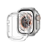 Forzacase Apple Watch 7/8/9 45mm ile uyumlu Önü Açık Sert Plastik Rubber Kılıf - FC380