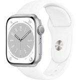 Forzacase Apple Watch Se 3 40MM ile Uyumlu Silikon Kordon Kayış - FC004 - Beyaz