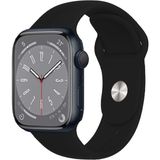 Forzacase Apple Watch Se 3 40MM ile Uyumlu Silikon Kordon Kayış - FC004 - Siyah