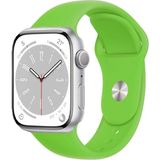 Forzacase Apple Watch Se 3 40MM ile Uyumlu Silikon Kordon Kayış - FC004 - Yeşil