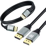 Forzacase Dp To Dp Kablo 8k 60hz / 4K 144hz Görüntü Aktarıcı Kablo 1,5 Metre - FC749