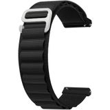 Forzacase FC156 Siyah 22 mm Universal Kancalı Kumaş Akıllı Saat Kayış Kordon