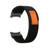 Forzacase FC566 Siyah Samsung Galaxy Watch 4 44 mm Uyumlu Trial Cırtlı Hasır Kumaş Kordon Kayış