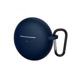 Forzacase Huawei Freebuds 7i ile Uyumlu Anahtar Askılıklı Bluetooth Kulaklık Kılıfı - FC1134 - Lacivert