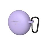 Forzacase Huawei Freebuds 7i ile Uyumlu Anahtar Askılıklı Bluetooth Kulaklık Kılıfı - FC1134 - Lila