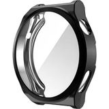 Forzacase Huawei Watch 4 Pro ile uyumlu Önü Kapalı Ekran Korumalı Silikon Kılıf - FC010 (Siyah)